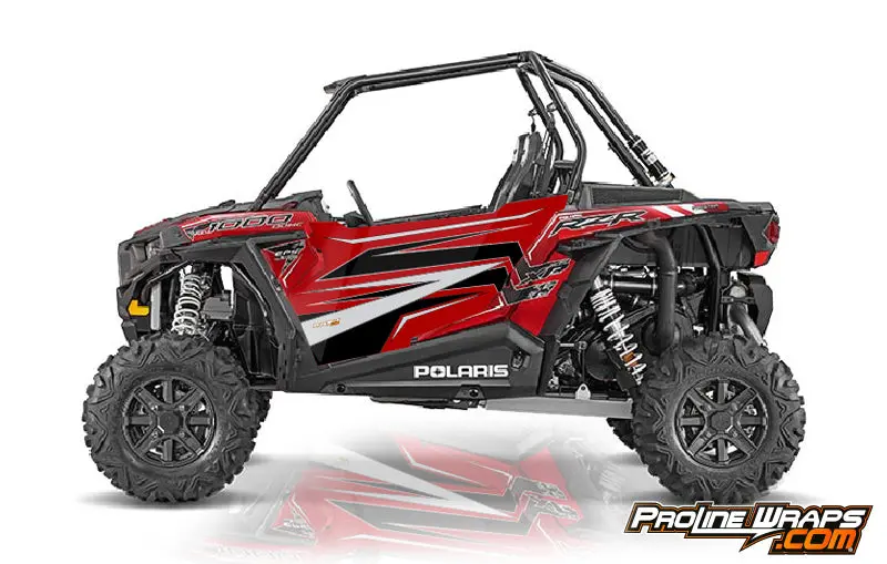 2016 Polaris Rzr Xp 1000 Eps Two Door Factory Graphic Kit Sunset Red 1