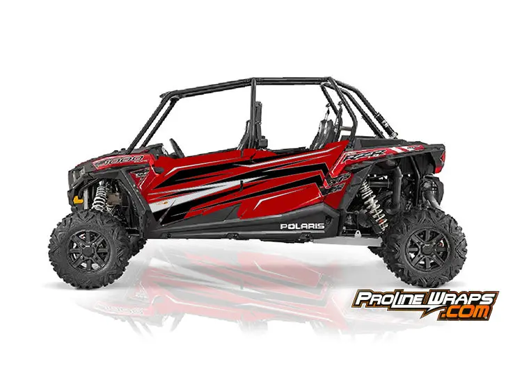 2016 Polaris Rzr Xp 4 1000 Eps Four Door Factory Graphic Kit Sunset Red 1