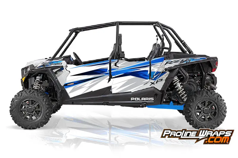 2016 Polaris Rzr Xp 4 Turbo Eps Four Door Factory Graphic Kit Matte White Lightning 1