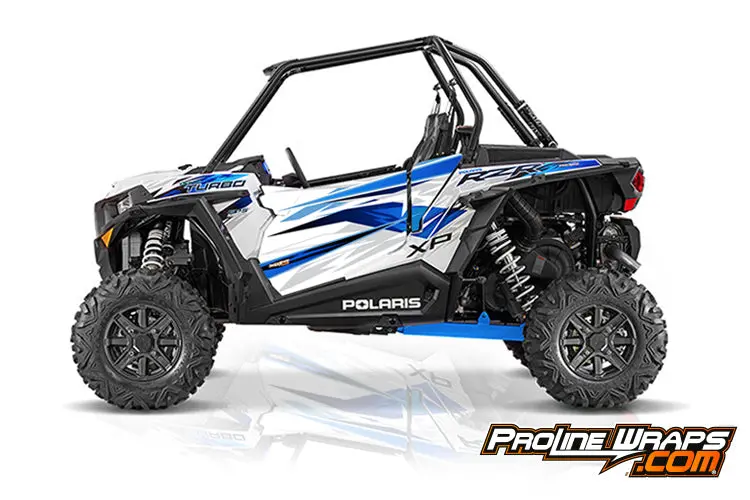 2016 Polaris Rzr Xp Turbo Eps Two Door Factory Graphic Kit Matte White Lightning 1