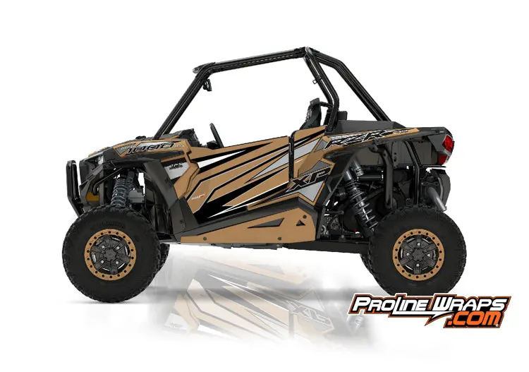 2017 Polaris Rzr Xp 1000 Eps Two Door Factory Graphic Kit Gold Matte Metallic 1