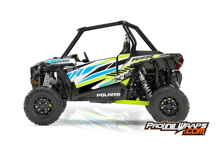 2017 Polaris Rzr Xp 1000 Eps Two Door Factory Graphic Kit White Lightning 1