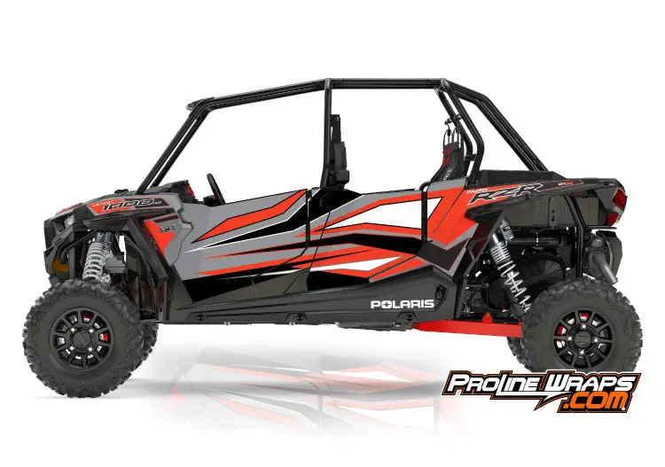2017 Polaris Rzr Xp 4 1000 Eps Four Door Factory Graphic Kit Titanium Metallic 1