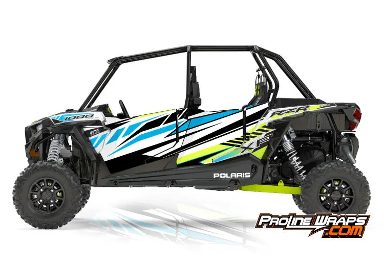 2017 Polaris Rzr Xp 4 1000 Eps Four Door Factory Graphic Kit White Lightning 1