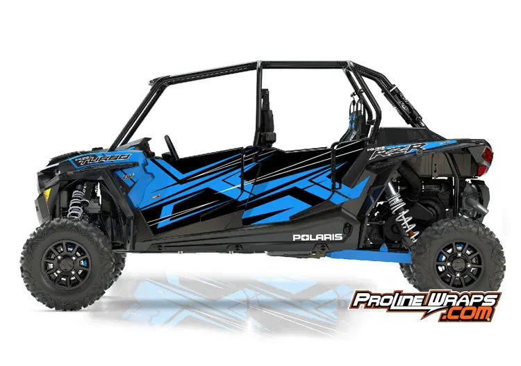 2017 Polaris Rzr Xp 4 Turbo Eps Four Door Factory Graphic Kit Velocity Blue 1