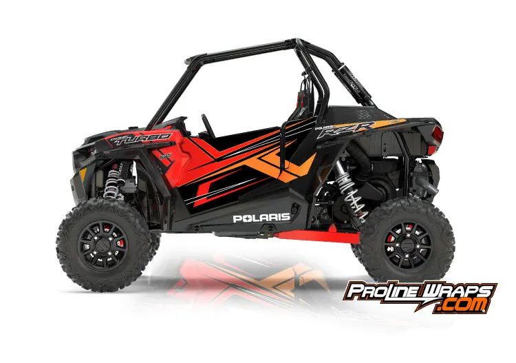 2017 Polaris Rzr Xp Turbo Eps Two Door Factory Graphic Kit Cruiser Black 1