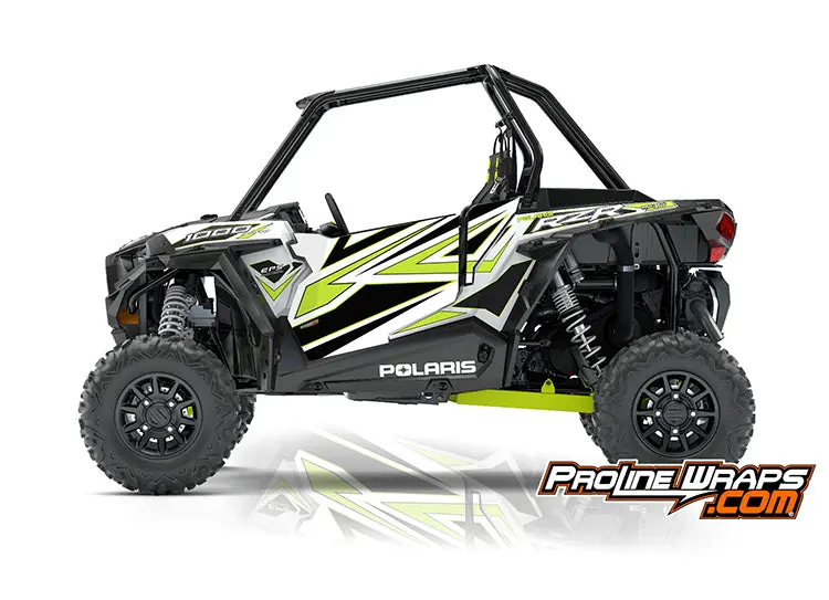 2018 Polaris Rzr Xp 1000 Eps Two Door Factory Graphic Kit White Lightning 1