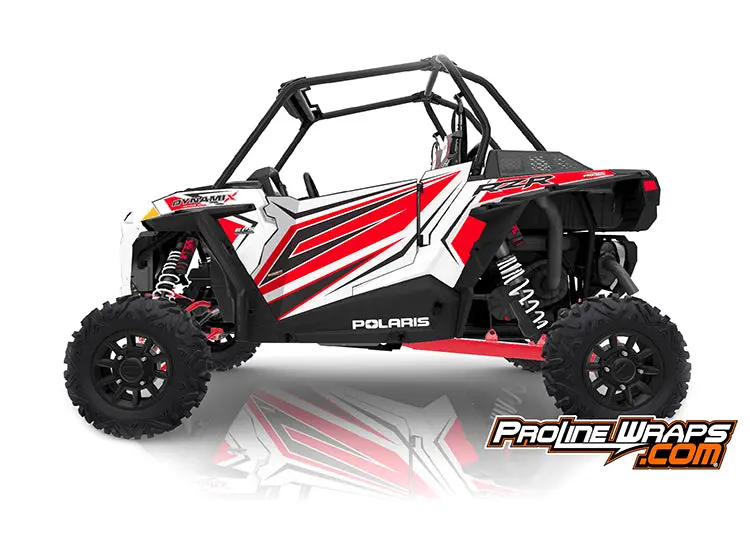 2019 Polaris Rzr Xp 1000 Eps Two Door Factory Graphic Kit Dynamix White Lightning 1
