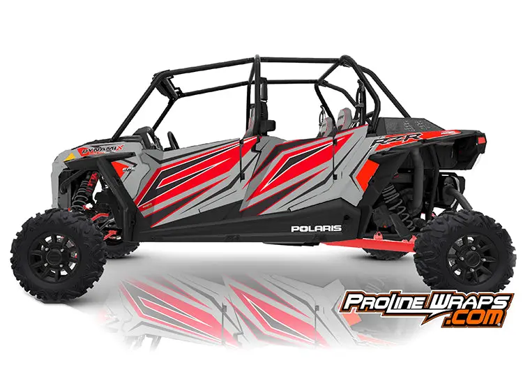 2019 Polaris Rzr Xp 4 Turbo Eps Four Door Factory Graphic Kit Dynamix Ghost Gray 1