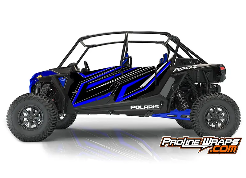 2019 Polaris Rzr Xp 4 Turbo S Eps Four Door Factory Graphic Kit Polaris Blue 1