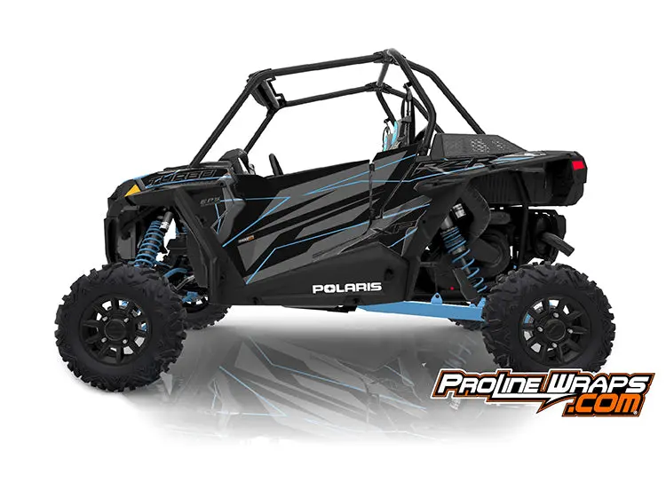 2019 Polaris Rzr Xp Turbo Eps Two Door Factory Graphic Kit Titanium Metallic 1