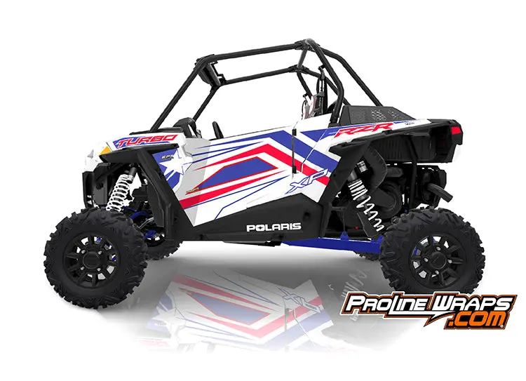 2019 Polaris Rzr Xp Turbo Eps Two Door Factory Graphic Kit White Lightning Le 1