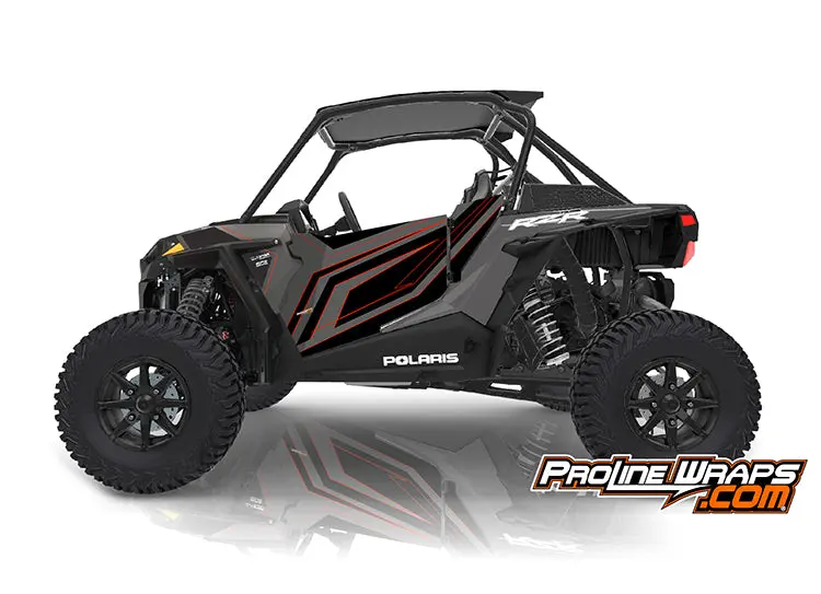 2019 Polaris Rzr Xp Turbo S/T Eps Two Door Factory Graphic Kit Titanium Metallic 1