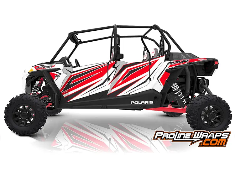 2019 Polaris Rzr Xp4 1000 Eps Four Door Factory Graphic Kit Dynamix White Lightning 1