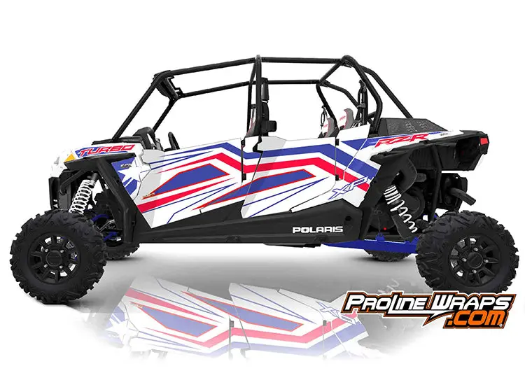 2019 Polaris Rzr Xp4 Turbo Eps Four Door Factory Graphic Kit White Lightning Le 1