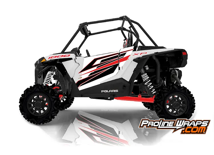 2020 Polaris Rzr Xp 1000 Eps Two Door Factory Graphic Kit White Lightning 1