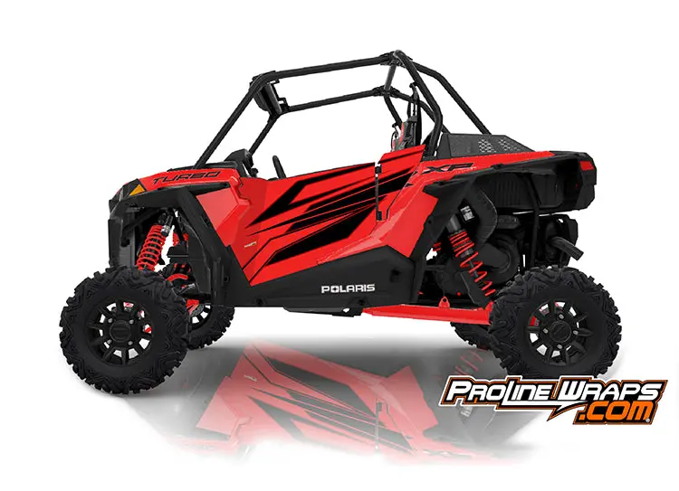 2020 Polaris Rzr Xp Turbo Eps Two Door Factory Graphic Kit Indy Red 1