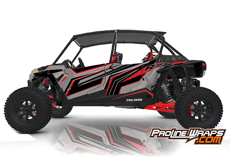 2020 Polaris Rzr Xp4 Turbo S Eps Four Door Factory Graphic Kit Ghost Gray 1