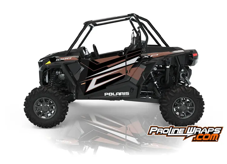 2021 Polaris Rzr Xp 1000 Sport Two Door Factory Graphic Kit Matte Copper 1