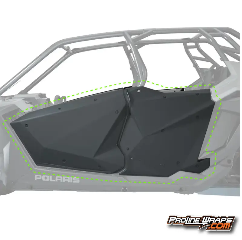 2021 Polaris Rzr Xp4 Turbo S Four Door Factory Graphic Kit Lifted Lime 2