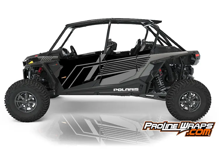 2021 Polaris Rzr Xp4 Turbo S Four Door Factory Graphic Kit Onyx Black 1