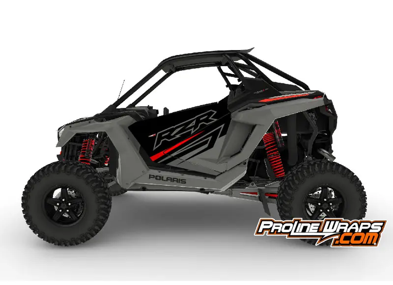 2022 Polaris Rzr Xp Turbo R Two Door Factory Graphic Kit Onyx Black 1