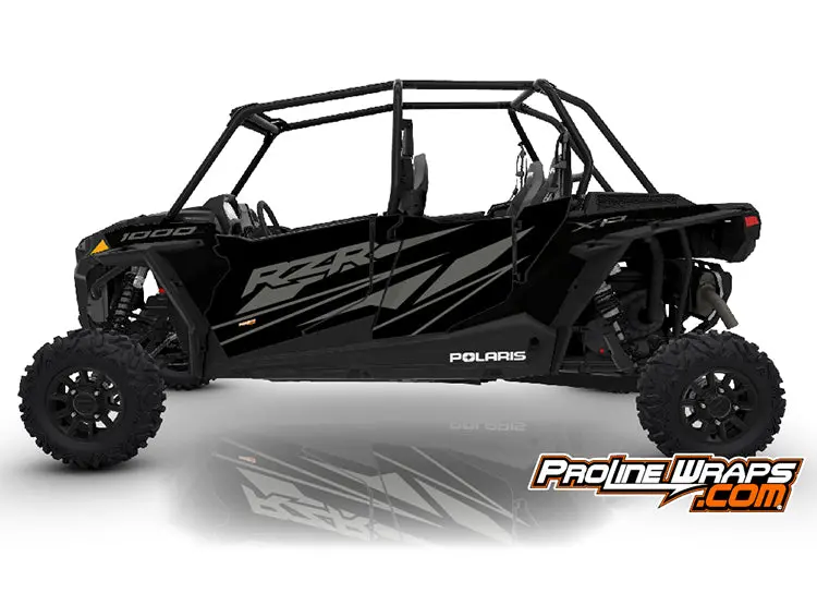 2022 Polaris Rzr Xp4 1000 Eps Four Door Factory Graphic Kit Cruiser Black 1