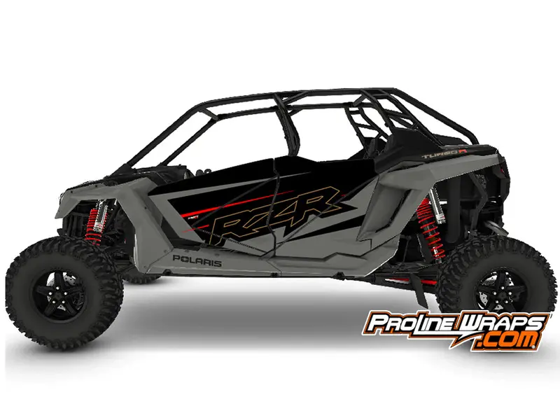 2022 Polaris Rzr Xp4 Turbo R Four Door Factory Graphic Kit Cruiser Black 1