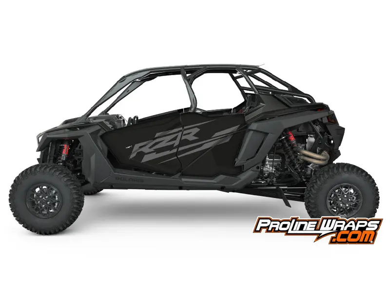 2023 Polaris Rzr Pro R4 - Four Door Factory Graphic Kit - Stealth Black 1