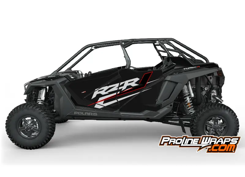 2023 Polaris Rzr Turbo R4 - Four Door Factory Graphic Kit - Onyx Black 1