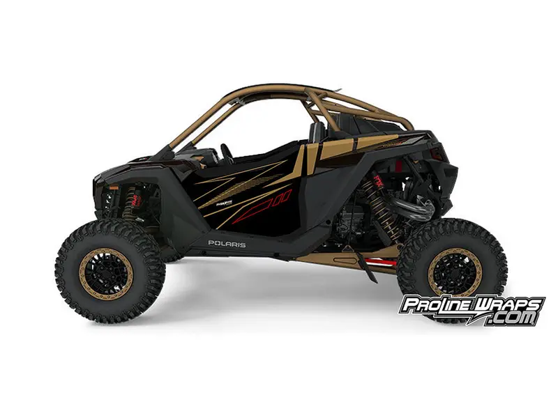 2024 Polaris Rzr Pro R - Two Door Factory Graphic Kit  - Shadow Bronze 1