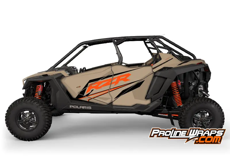 2024 Polaris Rzr Turbo R4 - Four Door Factory Graphic Kit - Military Tan 1
