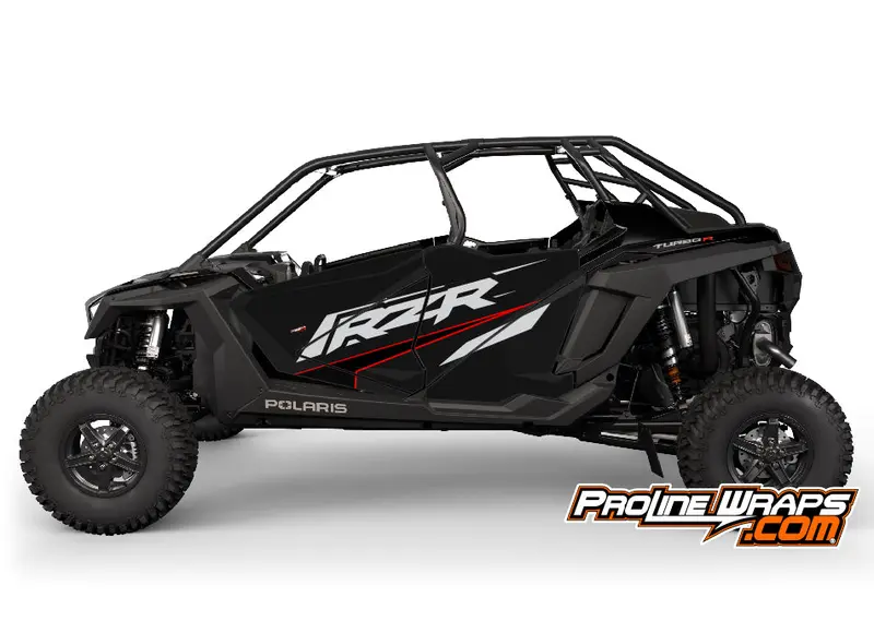 2024 Polaris Rzr Turbo R4  - Four Door Factory Graphic Kit - Onyx Black 1