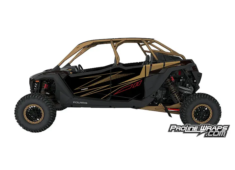 2025 Polaris Rzr Pro R4  - Four Door Factory Graphic Kit - Shadow Bronze 1
