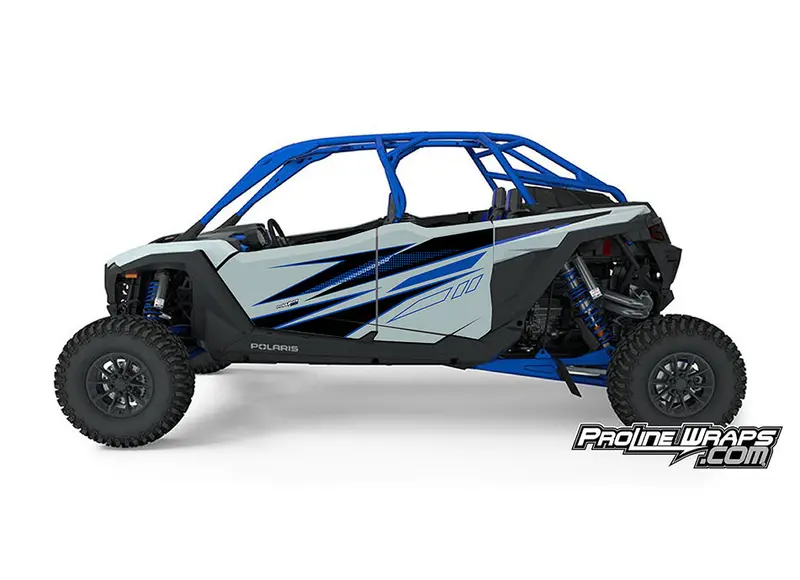 2025 Polaris Rzr Pro R4  - Four Door Factory Graphic Kit - Storm Grey 1