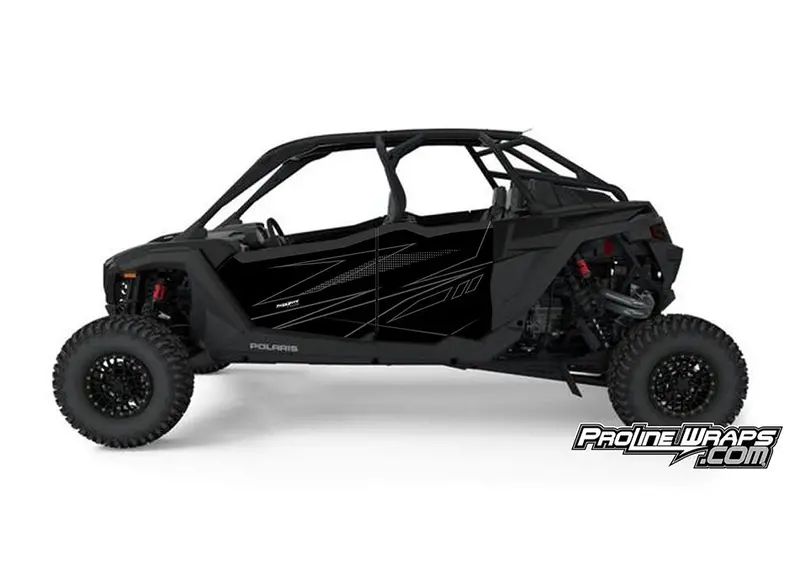 2025 Polaris Rzr Pro R4  - Four Door Factory Graphic Kit - Super Graphite 1