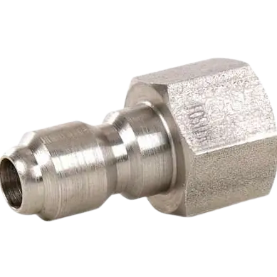 3/8" Quick Connect Plug Fnpt Stainless Steel 1