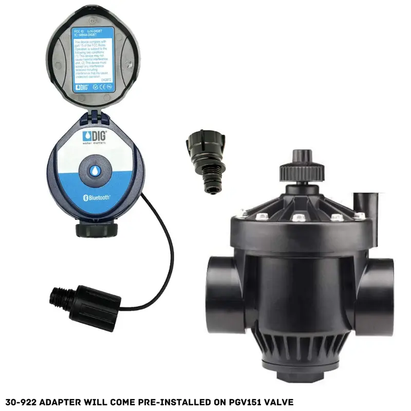 410Bt Battery Operated Controller W/ 1.5" Pgv Valve - 410Btpgv-150 1