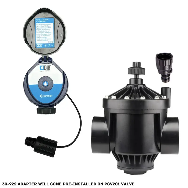 410Bt Battery Operated Controller W/ 2" Pgv Valve - 410Btpgv-200 1