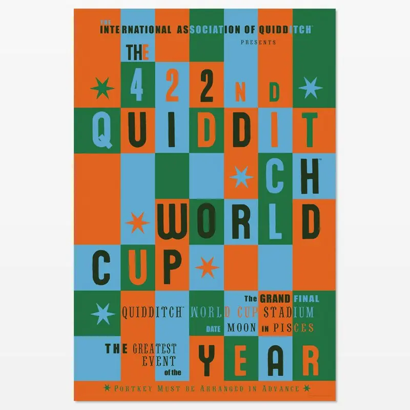 422Nd Quidditch World Cup Grand Final Poster 1