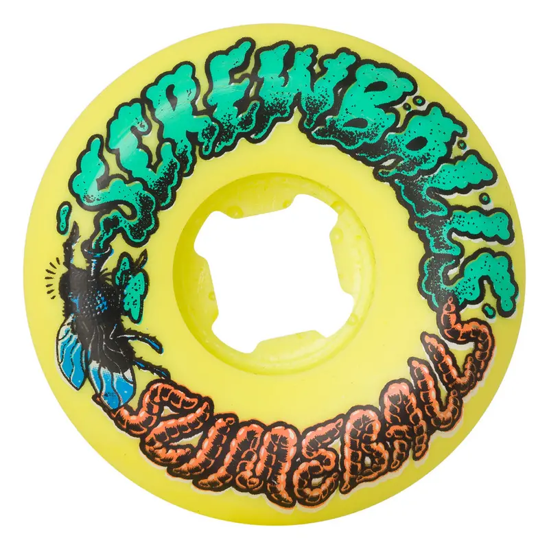 54Mm Screw Balls Speed Balls Yellow 99A Slime Balls Skateboard Wheels 1