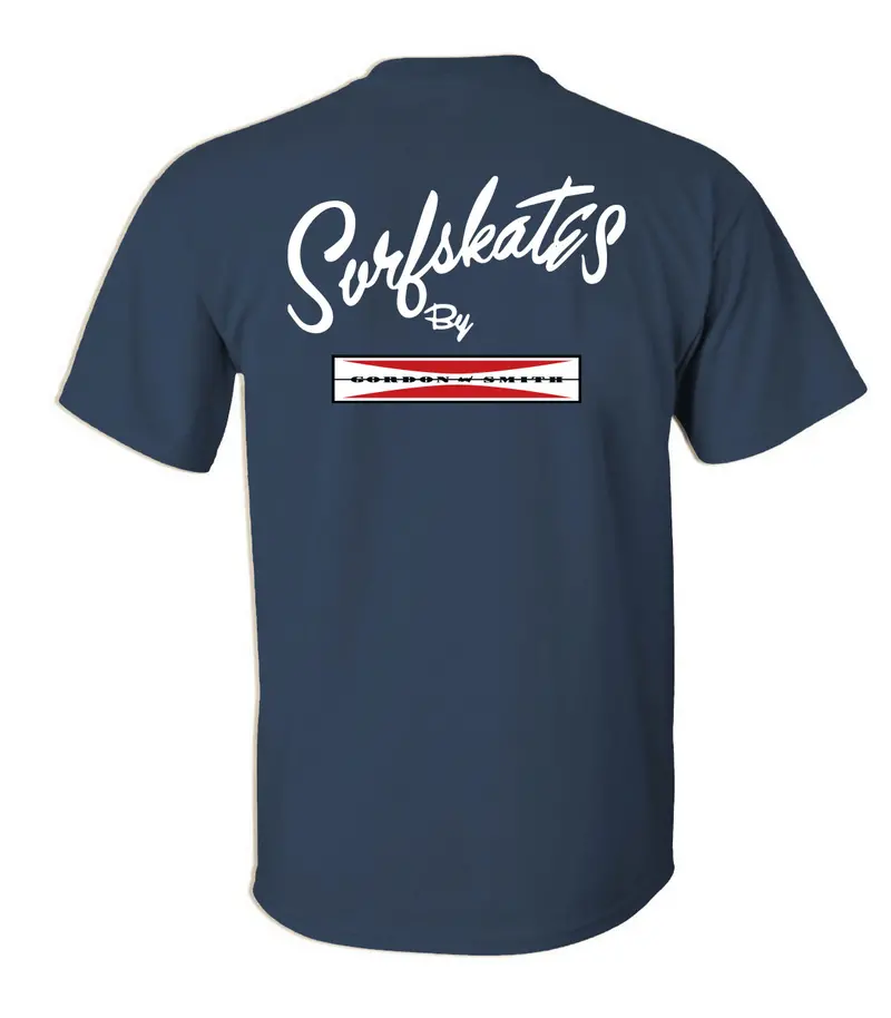 60’S Surf Skates By G&S T Shirt - Indigo Blue 1