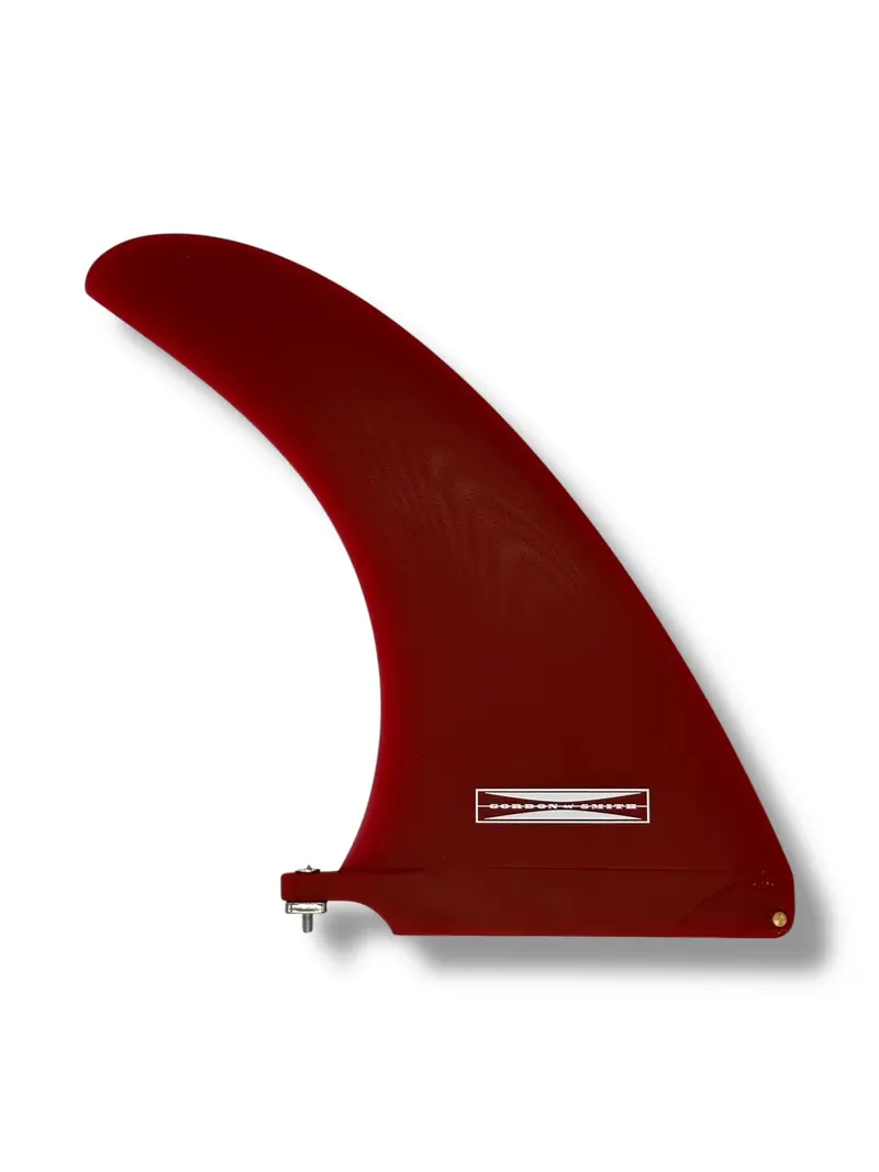 9" G&S Standard Fin - Red - Sanded 1