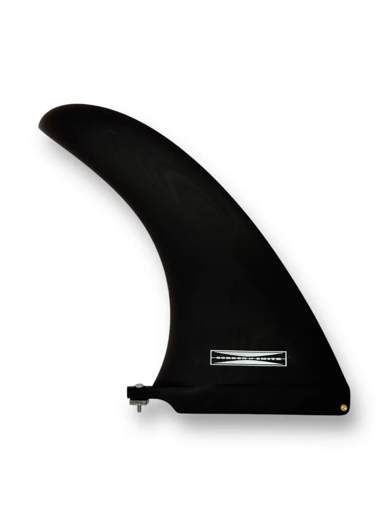 9" G&S Standard Fin - Smokey Black - Sanded 1