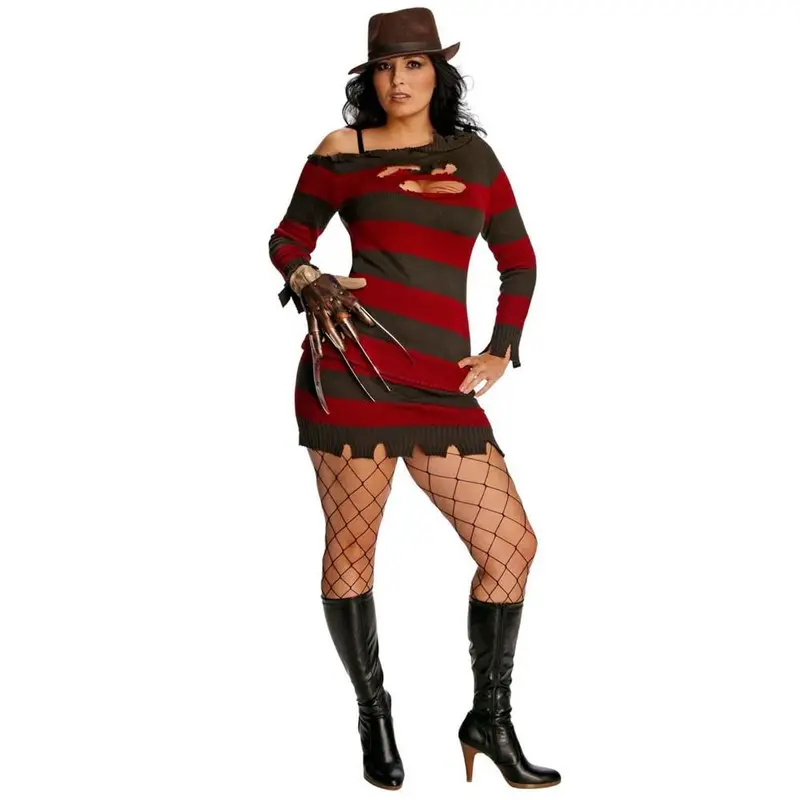 A Nightmare On Elm Street Secret Wishes Miss Krueger Plus Size Costume 1