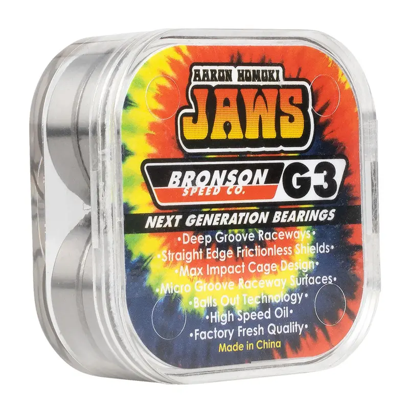 Aaron Jaws Homoki G3 Bronson Skateboard Bearings 1