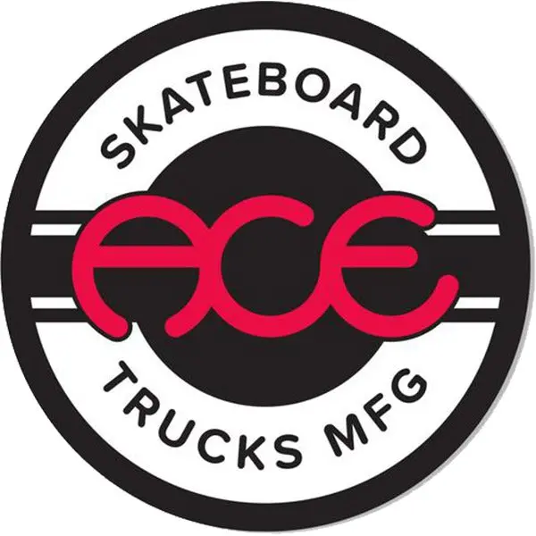 Ace Skateboard Trucks Circle Decal 6In 1