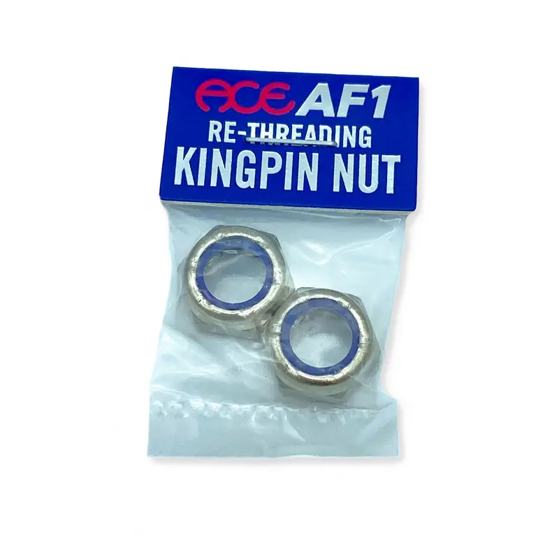 Ace Skateboarding Re-Threading Kingpin Nuts (Pack Of 2) 1