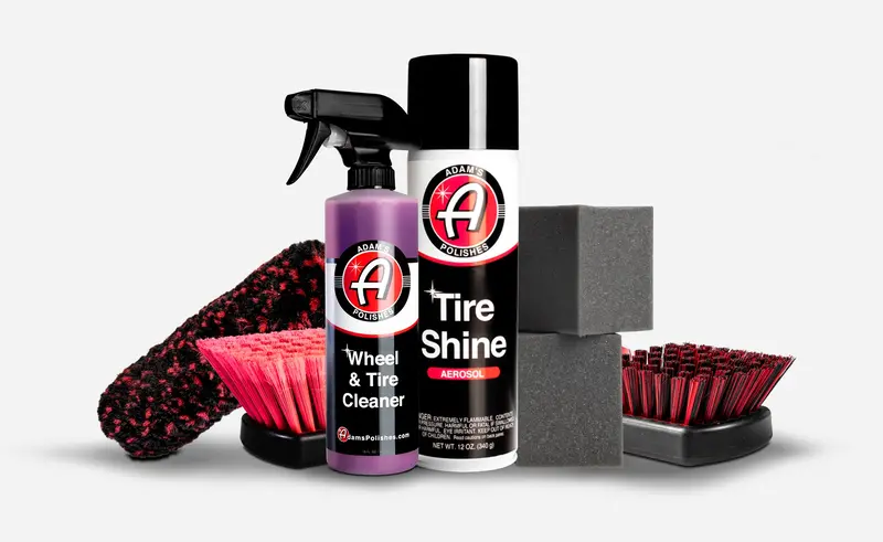 Adam's Aerosol Tire Shine Complete Kit 1