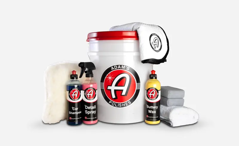 Adam's Basic Wash & Wax Bucket Kit 1